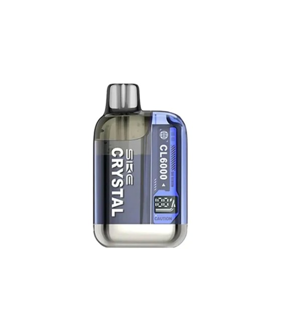 20mg SKE Crystal CL6000 Disposable Rechargeable Vape Kit 6000 Puffs