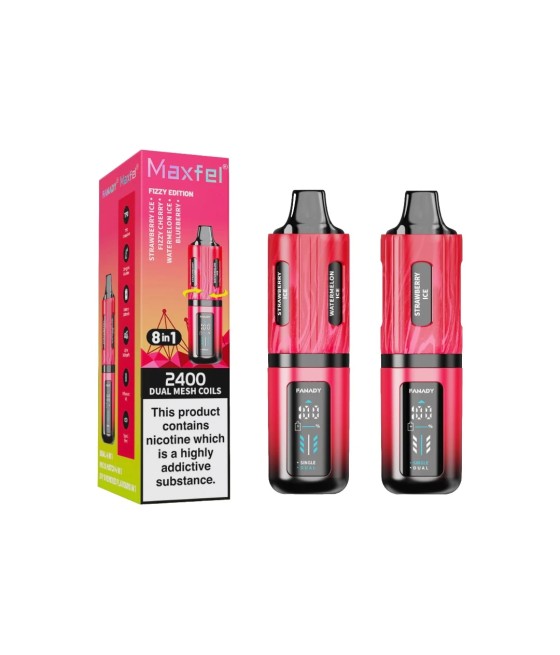 20mg Maxfel Legend Fanady 8 in 1 2400 Puffs Prefilled Pod Vape Kit