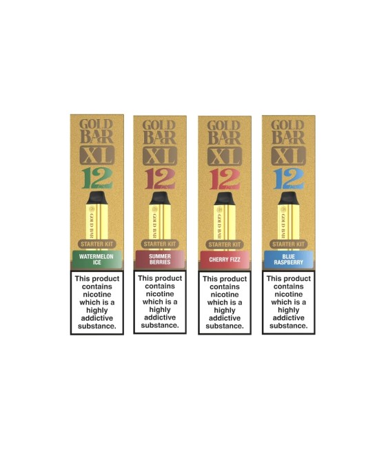 20mg Gold Bar XL Prefilled Pod Vape Kit 10000 Puffs