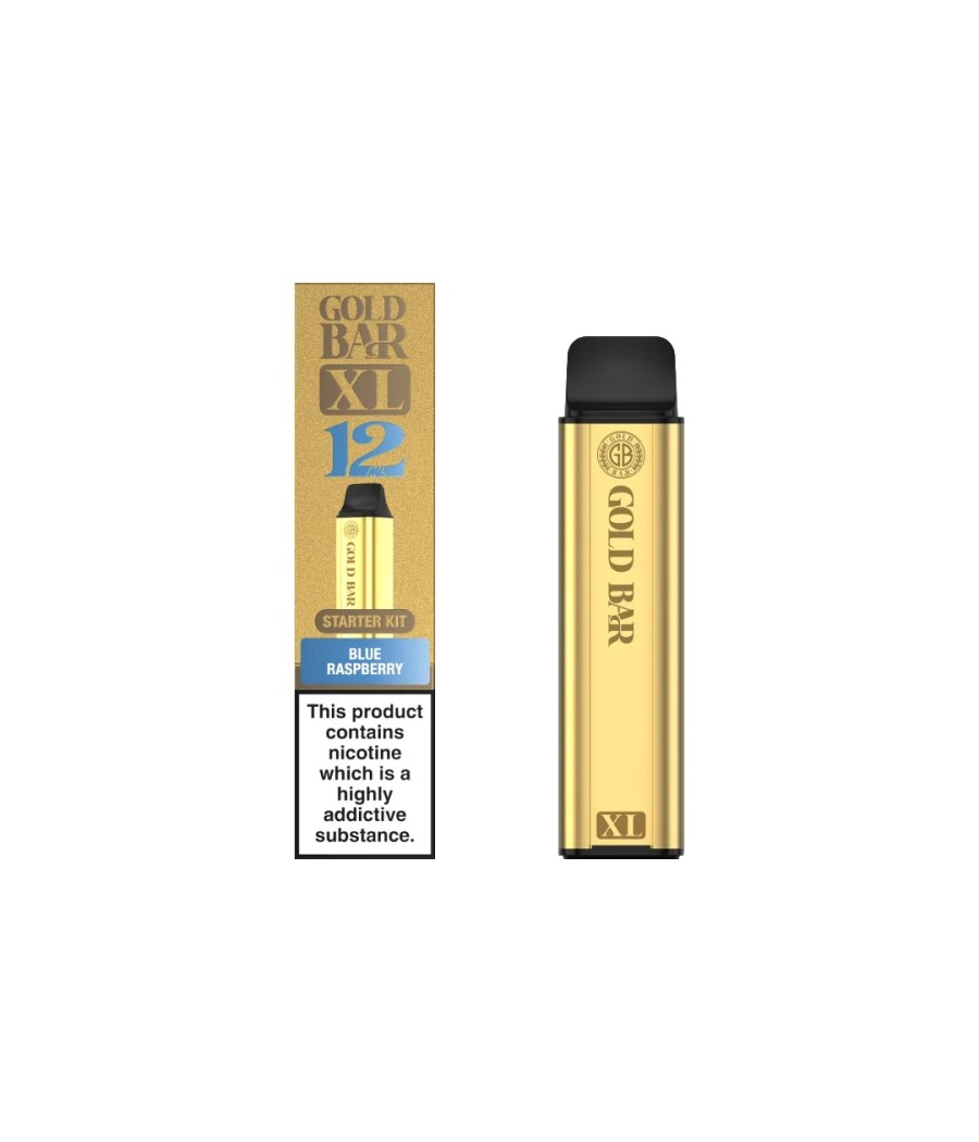 20mg Gold Bar XL Prefilled Pod Vape Kit 10000 Puffs