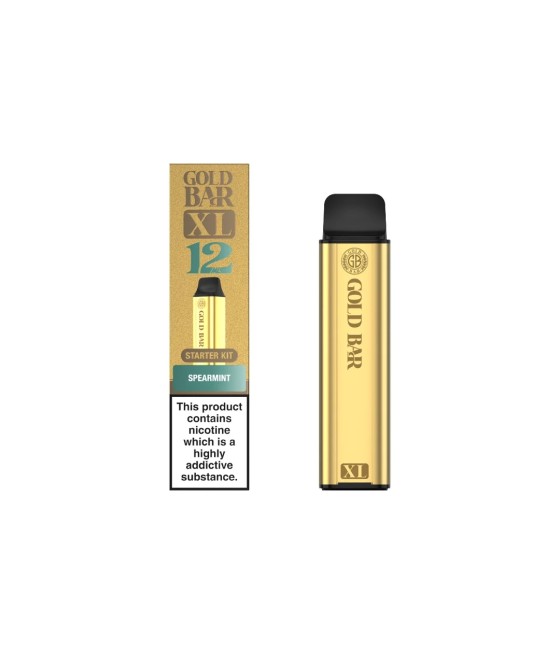 20mg Gold Bar XL Prefilled Pod Vape Kit 10000 Puffs