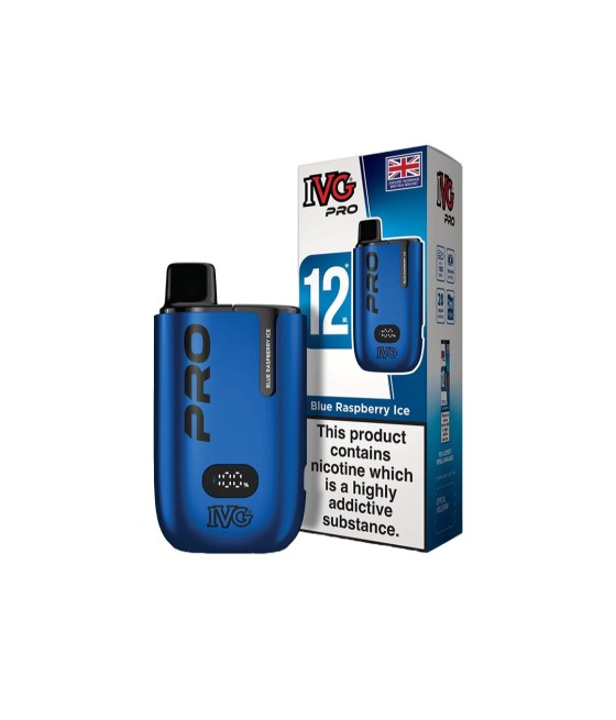 20mg I VG Pro 12 Prefilled Pod Vape Kit 10000 Puffs