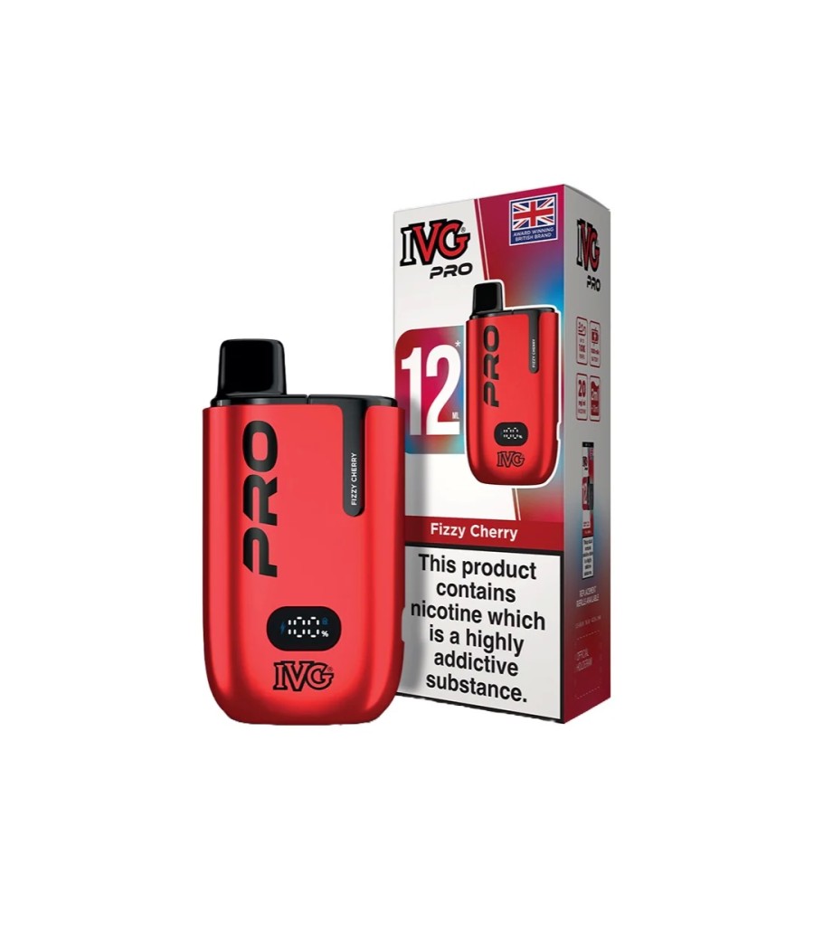 20mg I VG Pro 12 Prefilled Pod Vape Kit 10000 Puffs