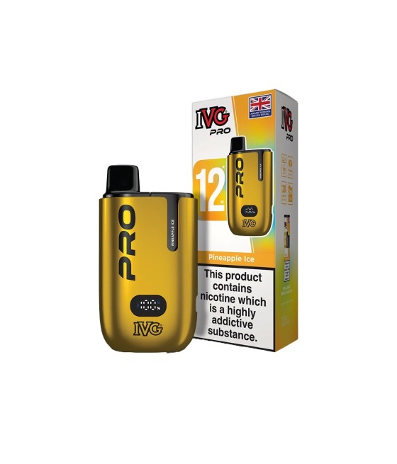 20mg I VG Pro 12 Prefilled Pod Vape Kit 10000 Puffs