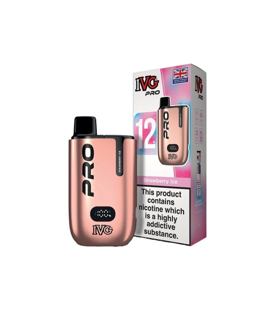 20mg I VG Pro 12 Prefilled Pod Vape Kit 10000 Puffs