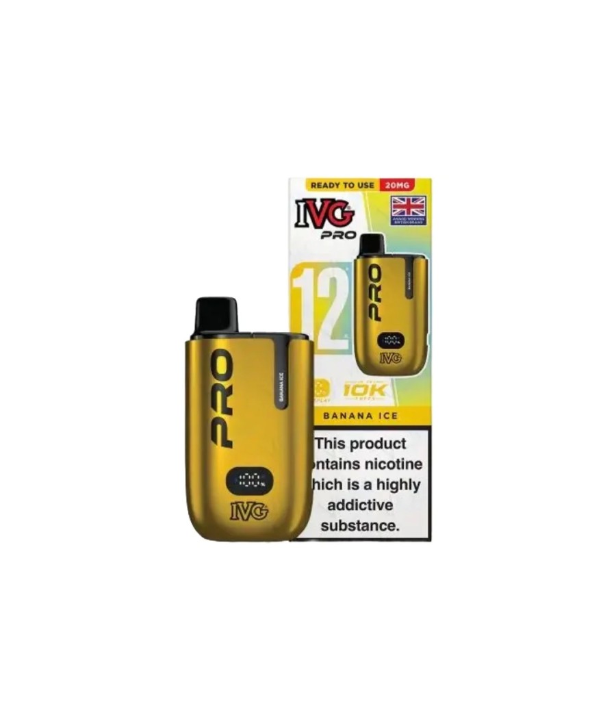 20mg I VG Pro 12 Prefilled Pod Vape Kit 10000 Puffs