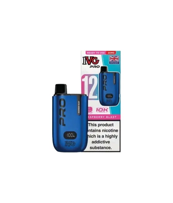 20mg I VG Pro 12 Prefilled Pod Vape Kit 10000 Puffs