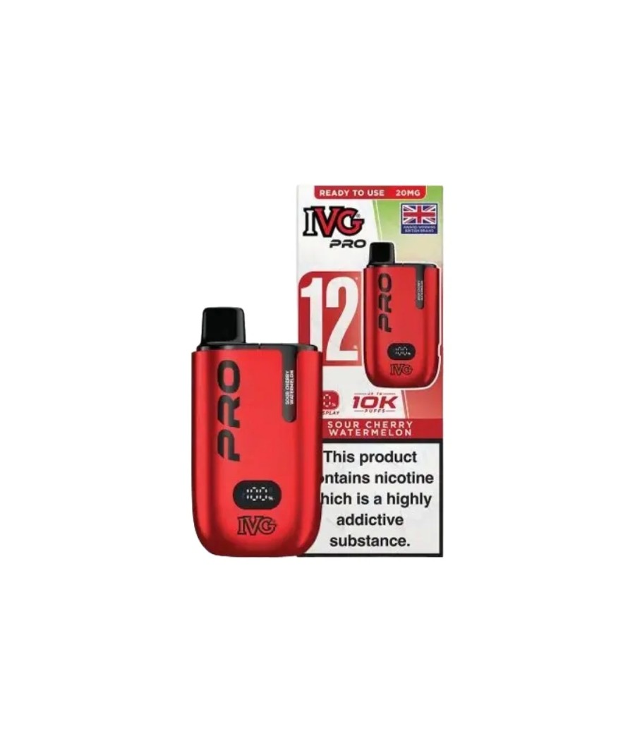 20mg I VG Pro 12 Prefilled Pod Vape Kit 10000 Puffs