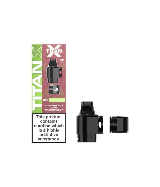 20mg Titan X 10k Puff Prefilled Pods