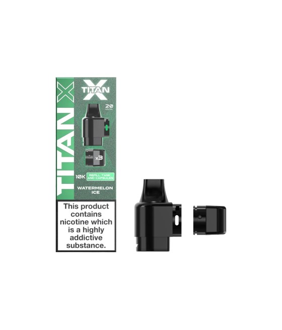 20mg Titan X 10k Puff Prefilled Pods