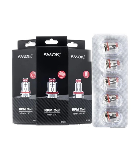 Smok RPM Replacement Coils - 0.6Ω/0.4Ω/1.2Ω/1.0Ω/Mesh MTL Coil 0.3 Ohm/DC MTL 0.8ohm