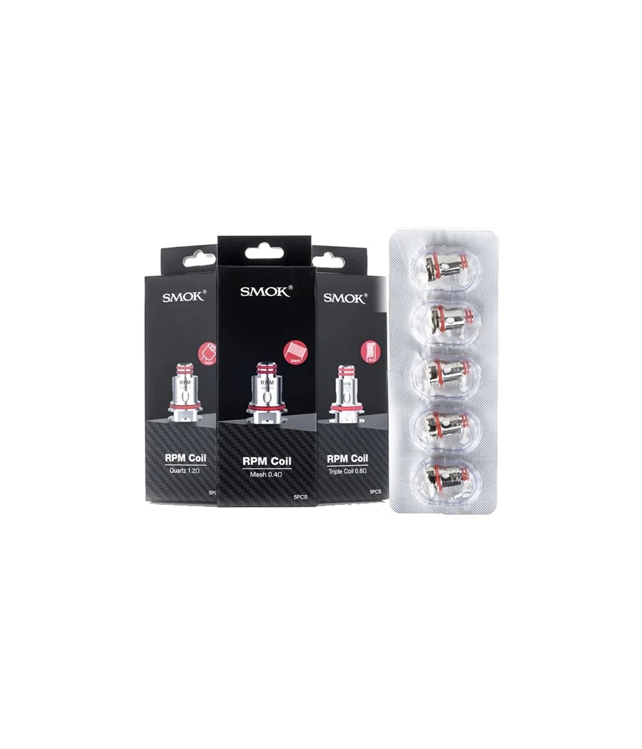 Smok RPM Replacement Coils - 0.6Ω/0.4Ω/1.2Ω/1.0Ω/Mesh MTL Coil 0.3 Ohm/DC MTL 0.8ohm