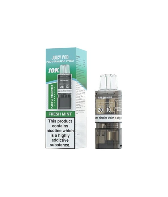20mg Juicy Pod Novamax Prefilled Pods 10000 Puffs - 1 Pcs