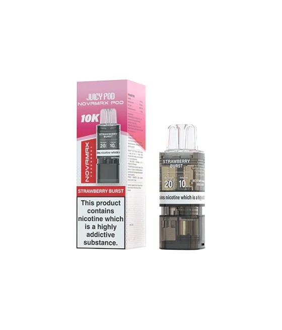 20mg Juicy Pod Novamax Prefilled Pods 10000 Puffs - 1 Pcs
