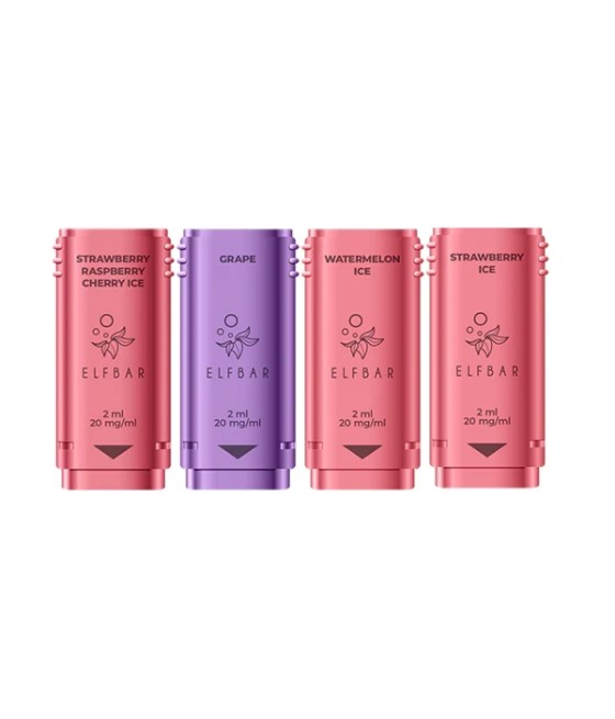 20mg ELF Bar 1200 Prefilled Replacement Pods 1200 Puffs - 2 Pcs