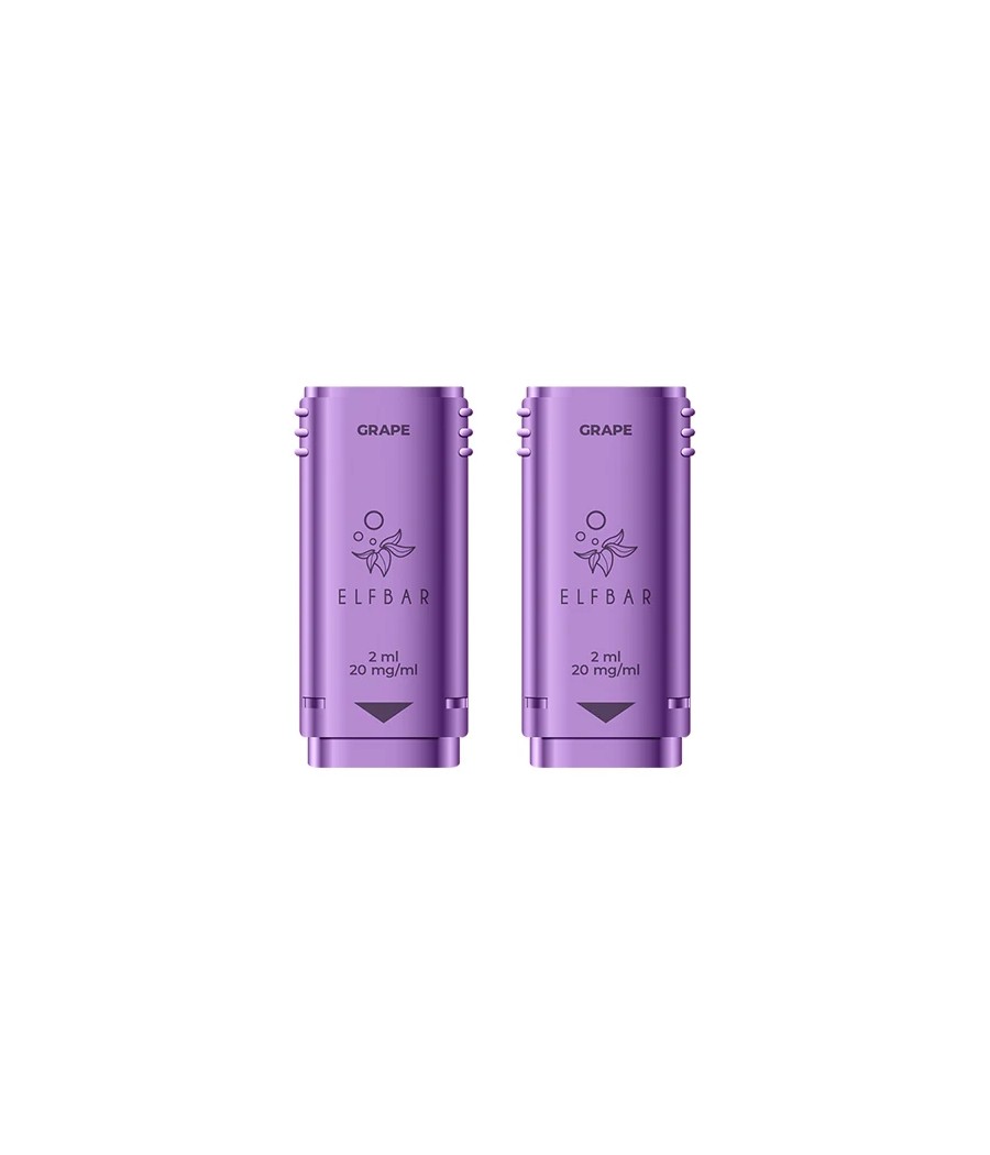 20mg ELF Bar 1200 Prefilled Replacement Pods 1200 Puffs - 2 Pcs