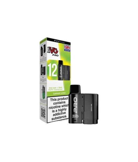 20mg I VG Pro 12 Refill Pod Pack 10000 Puffs