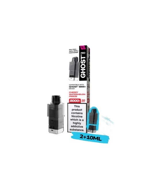 20mg Ghost Pro 8000+ By Vapes Bars Prefilled Pods