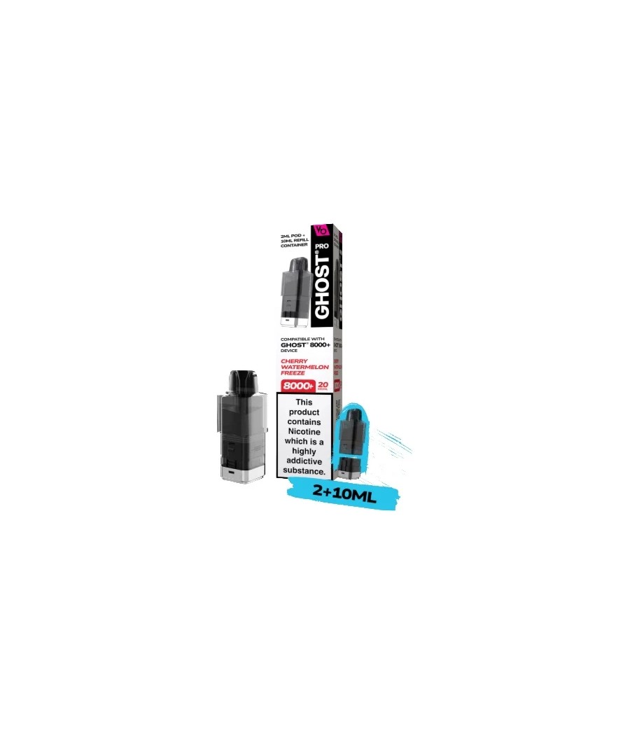 20mg Ghost Pro 8000+ By Vapes Bars Prefilled Pods