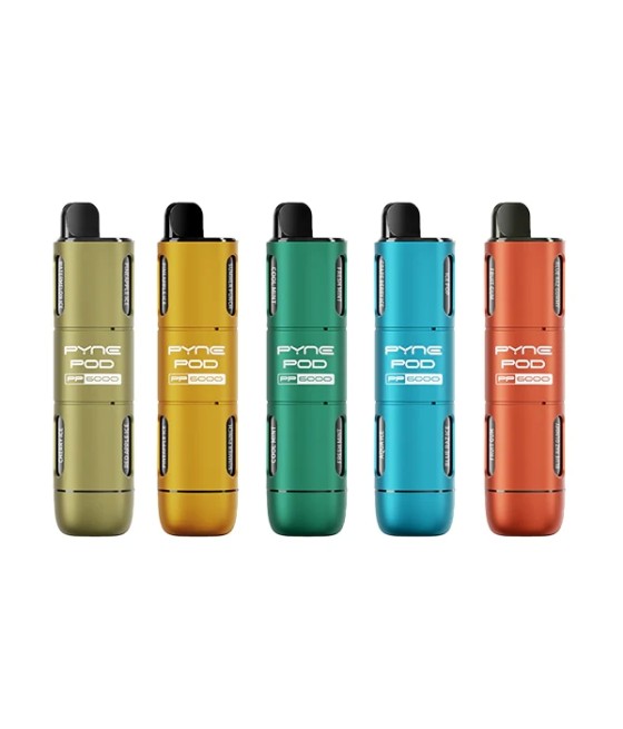 20mg Pyne Pod PP6000 6 In 1 Disposable Vape Pod Kit 3600 Puffs