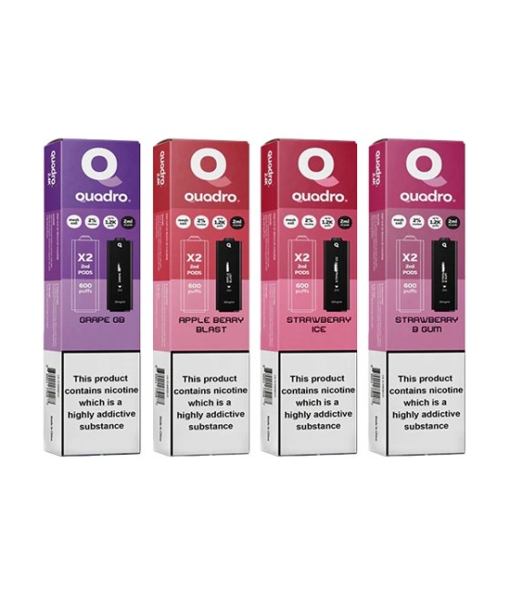 20mg Quadro 2.4k Replacement Pods - 2ml