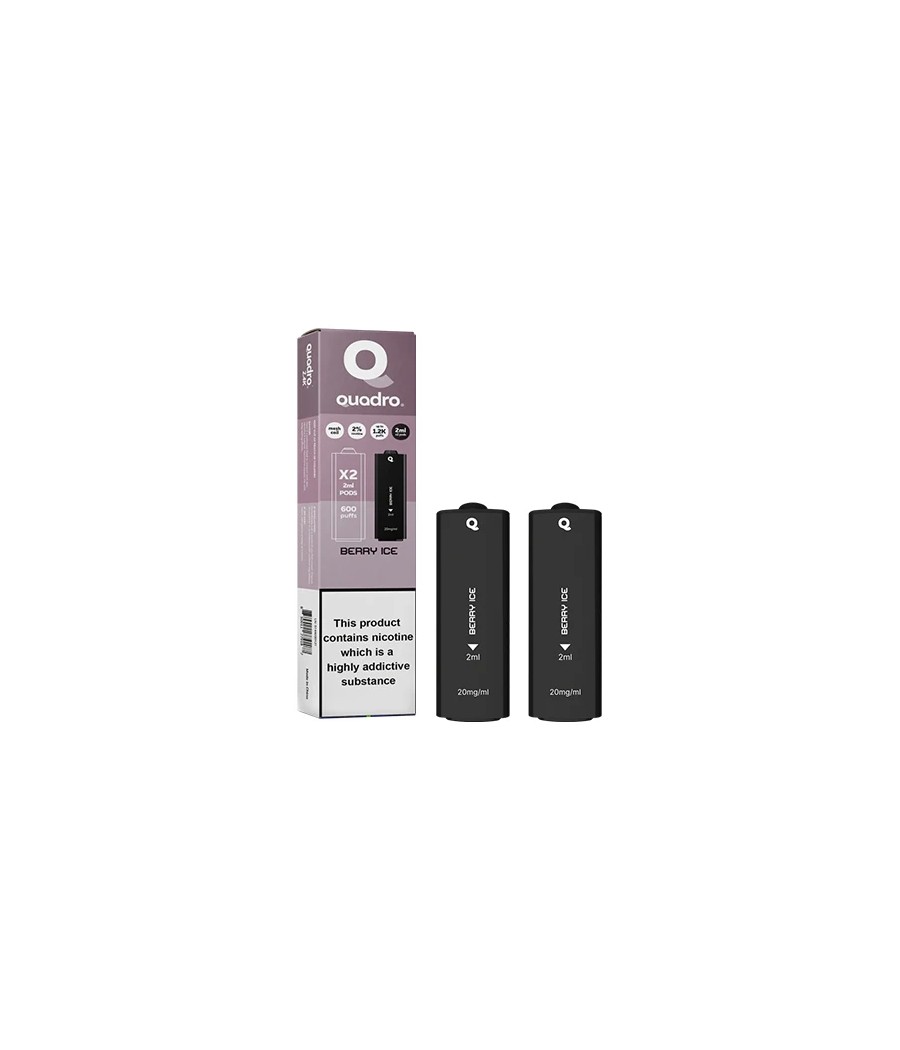 20mg Quadro 2.4k Replacement Pods - 2ml