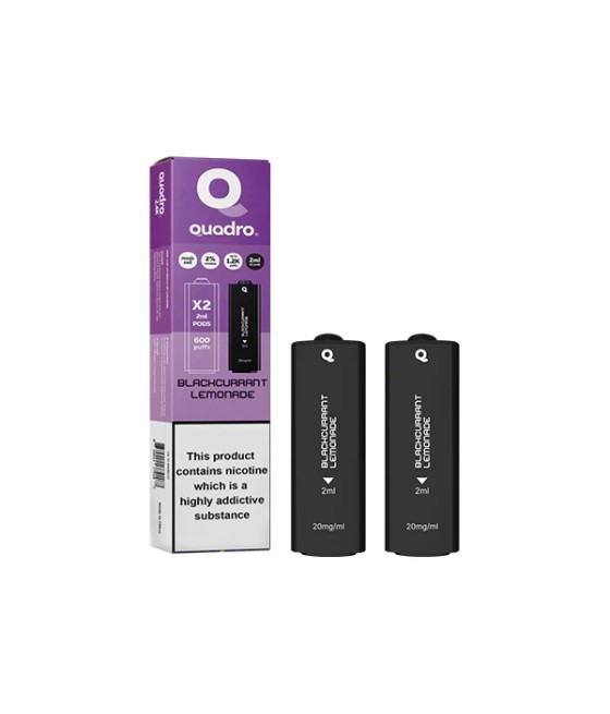 20mg Quadro 2.4k Replacement Pods - 2ml