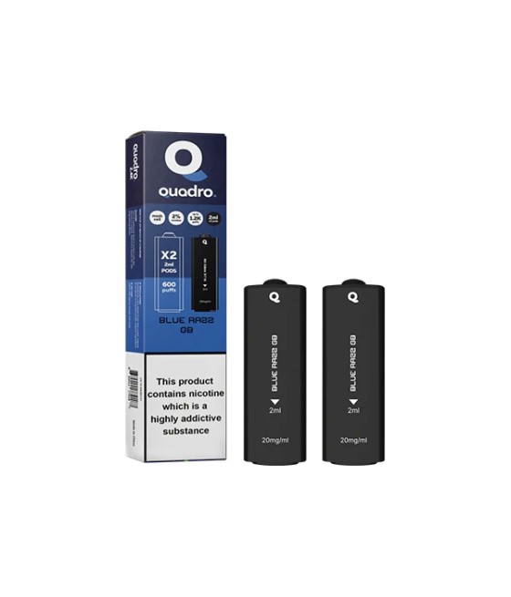 20mg Quadro 2.4k Replacement Pods - 2ml