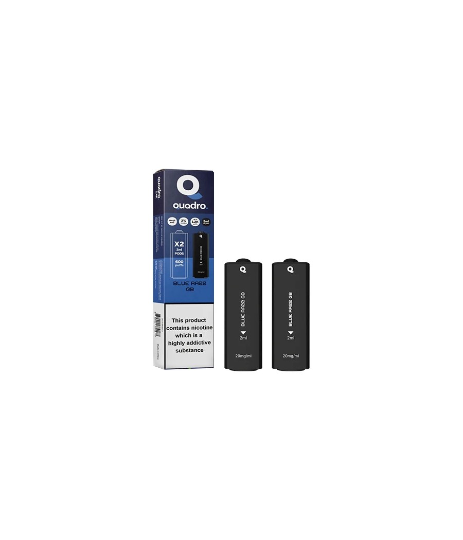 20mg Quadro 2.4k Replacement Pods - 2ml