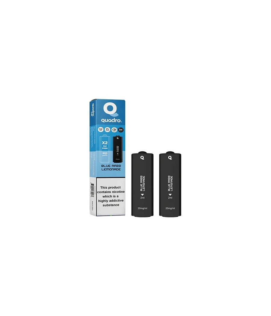 20mg Quadro 2.4k Replacement Pods - 2ml