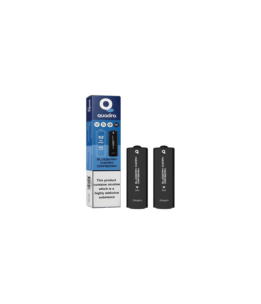 20mg Quadro 2.4k Replacement Pods - 2ml