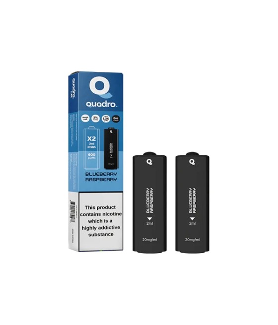 20mg Quadro 2.4k Replacement Pods - 2ml
