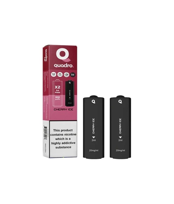 20mg Quadro 2.4k Replacement Pods - 2ml