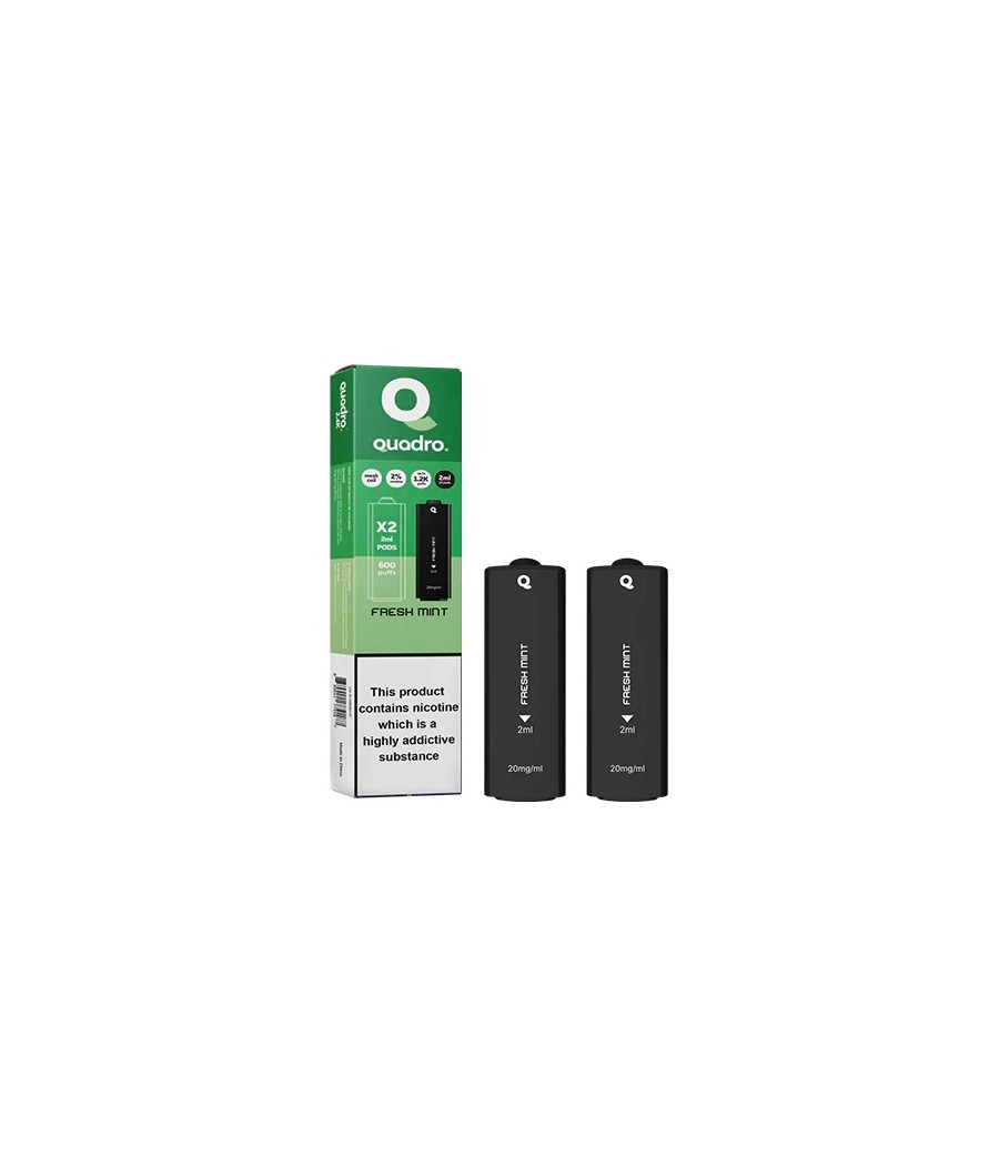 20mg Quadro 2.4k Replacement Pods - 2ml
