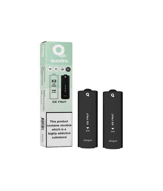 20mg Quadro 2.4k Replacement Pods - 2ml