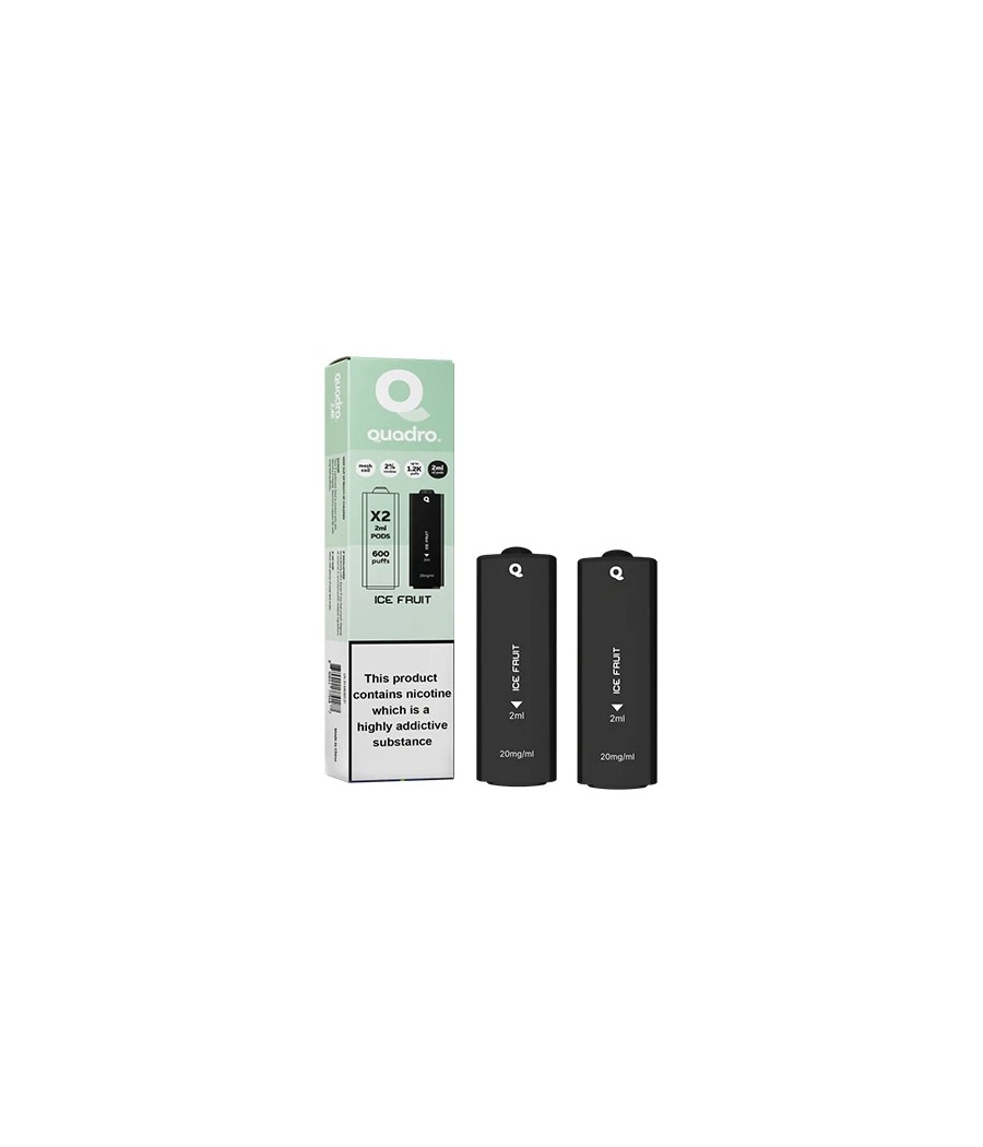 20mg Quadro 2.4k Replacement Pods - 2ml