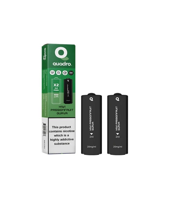 20mg Quadro 2.4k Replacement Pods - 2ml