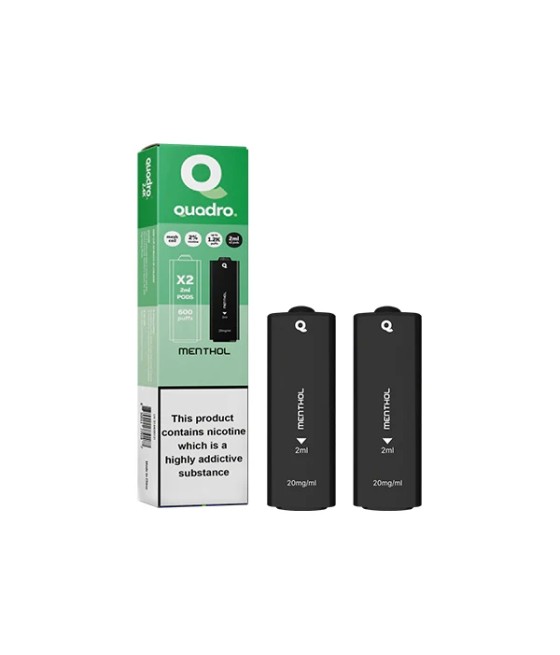 20mg Quadro 2.4k Replacement Pods - 2ml