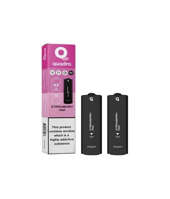20mg Quadro 2.4k Replacement Pods - 2ml