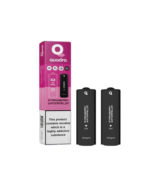20mg Quadro 2.4k Replacement Pods - 2ml