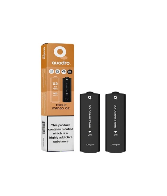 20mg Quadro 2.4k Replacement Pods - 2ml