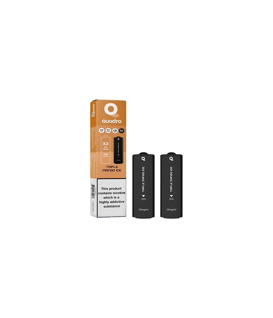 20mg Quadro 2.4k Replacement Pods - 2ml