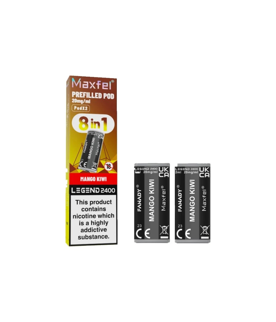 20mg Maxfel Legend Fanady Prefilled Pods 2400 Puffs