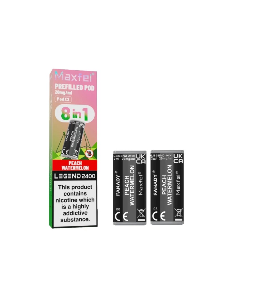 20mg Maxfel Legend Fanady Prefilled Pods 2400 Puffs