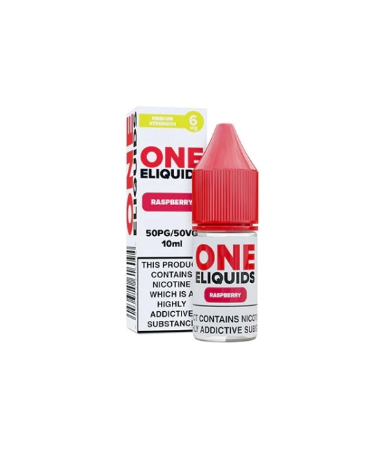 6mg One E-Liquids Flavoured Nicotine E-Liquid 10ml (50VG/50PG)