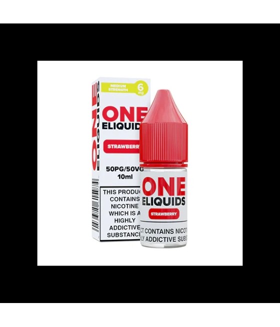 6mg One E-Liquids Flavoured Nicotine E-Liquid 10ml (50VG/50PG)