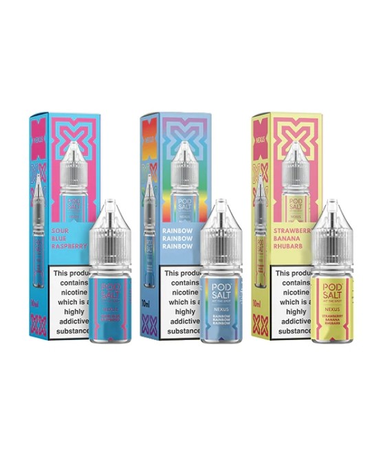 10mg Pod Salt Nexus 10ml Nic Salt (50VG/50PG)