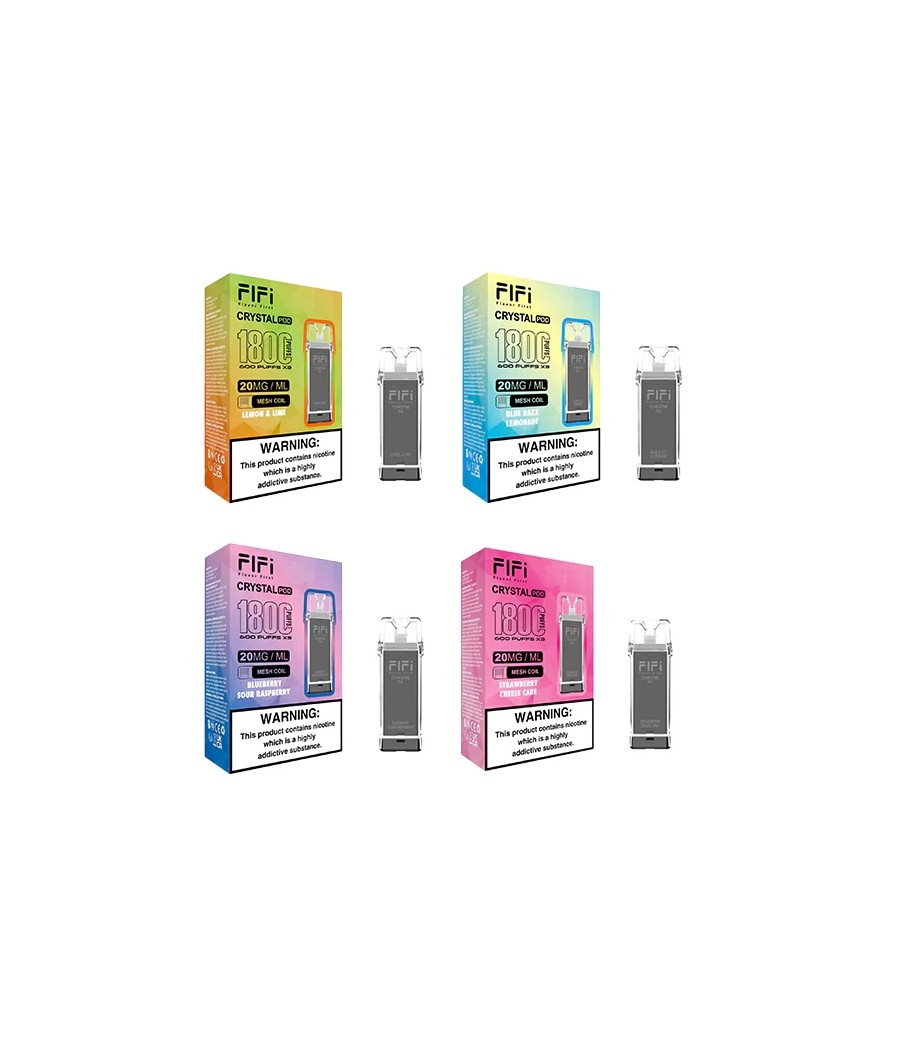 FLFI Crystal Replacement Pods 1800 Puffs 2ml