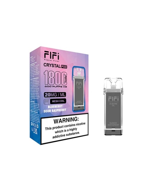 FLFI Crystal Replacement Pods 1800 Puffs 2ml
