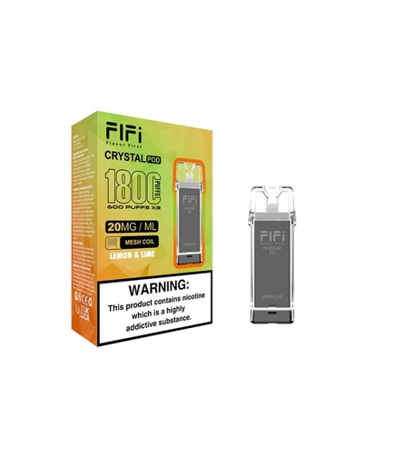 FLFI Crystal Replacement Pods 1800 Puffs 2ml
